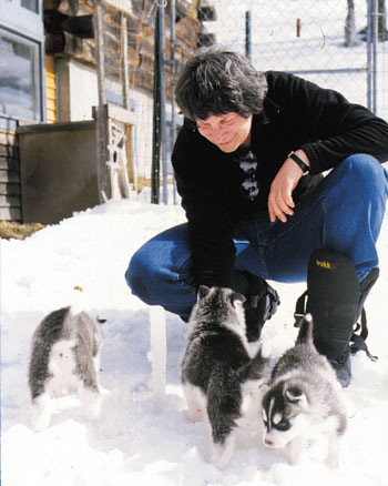 In June 1984, Gail got her first Siberian Husky puppy, 